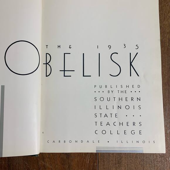 1935 The Obelisk Southern Illinois Normal University SIUC Carbondale IL Yearbook - Picture 5 of 16